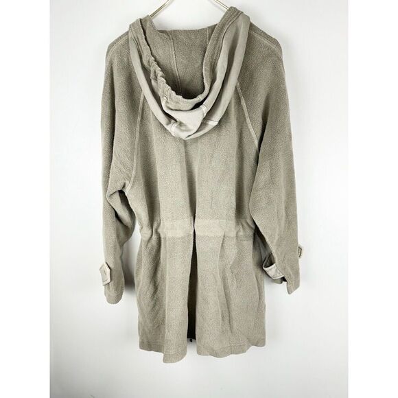 Free People We The Free Sadie Surplus Knit Grey Jacket Fleece Hoodie XS - Picture 3 of 7